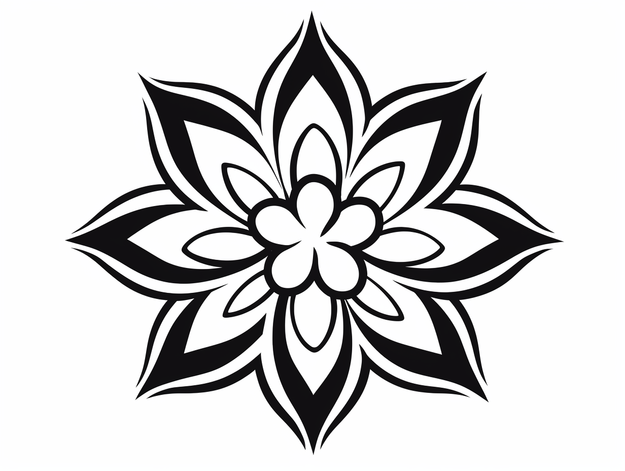 Simple Lily Flower Coloring Sheet Coloring Page