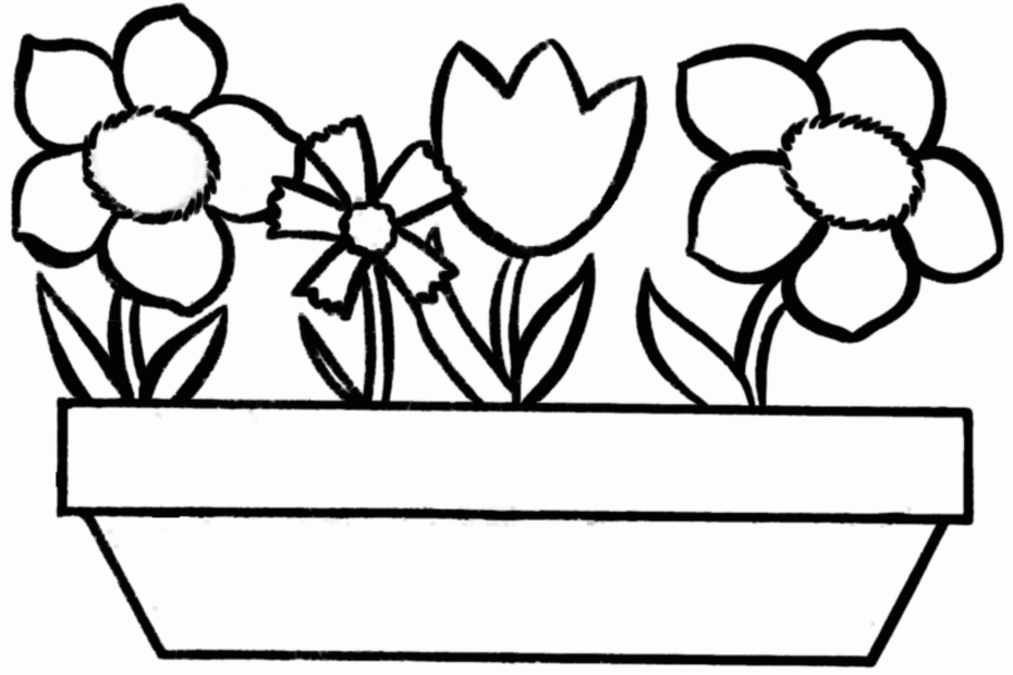 Simple May Coloring Pages Coloring Home