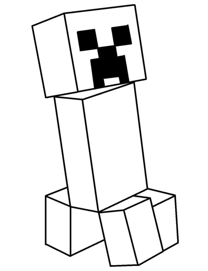 Simple Minecraft Creeper Coloring Page Free Printable Coloring Pages Simple Minecraft Creeper Coloring Page Free Printable Coloring Pages