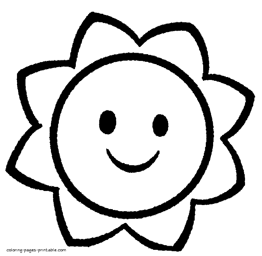Simple Printable Coloring Pages At GetDrawings Free Download