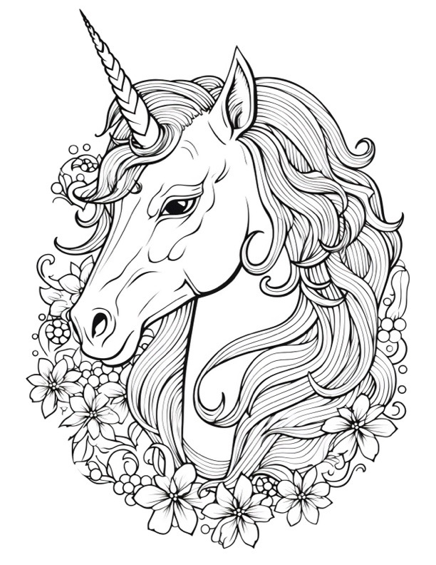Simple Unicorn Coloring Sheet Free Printable Free Coloring Sheet 