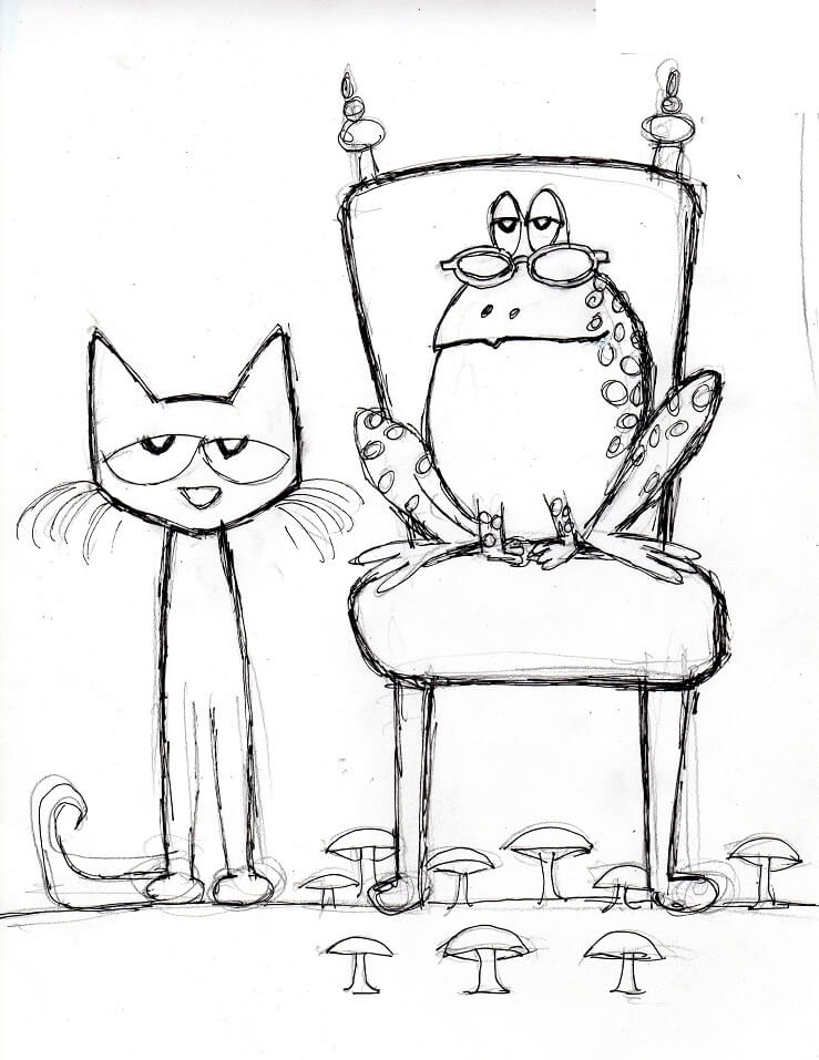 pete the cat coloring sheets
