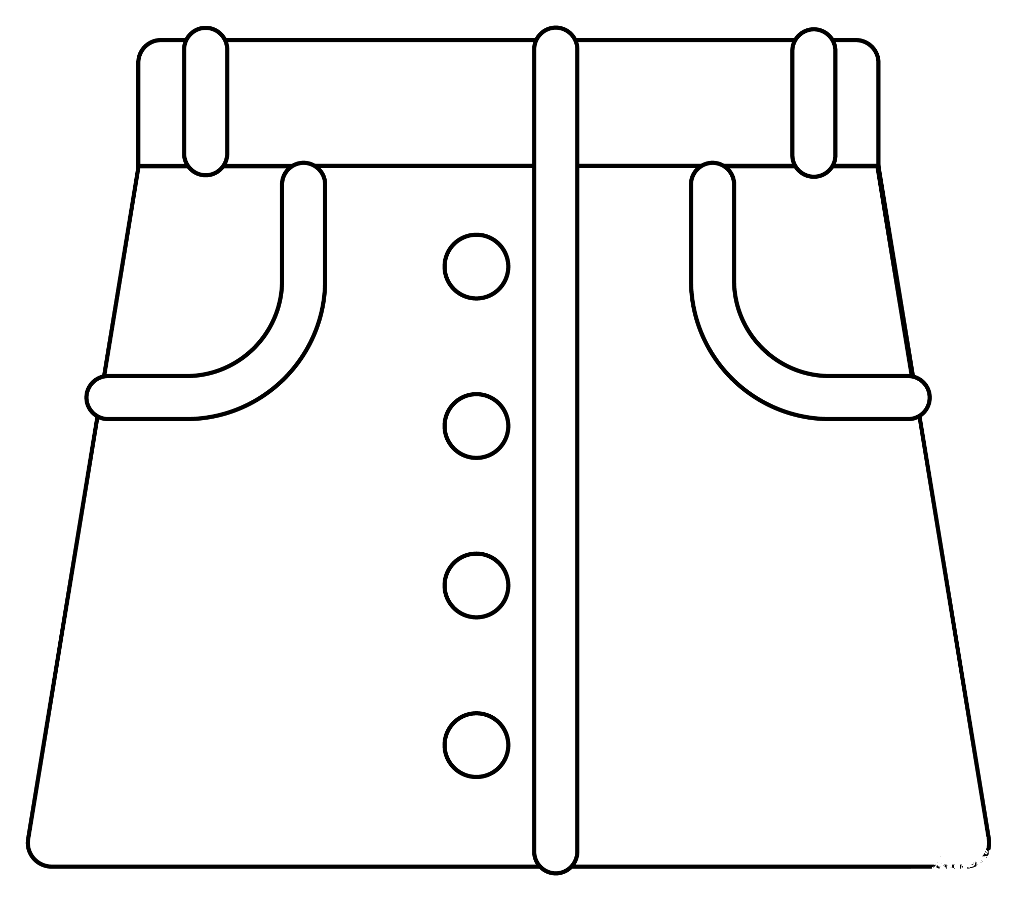 Skirt Coloring Page ColouringPages Skirt Coloring Page ColouringPages