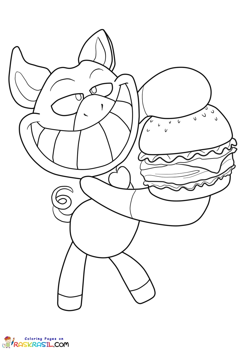 smiling critters coloring pages pickypiggy