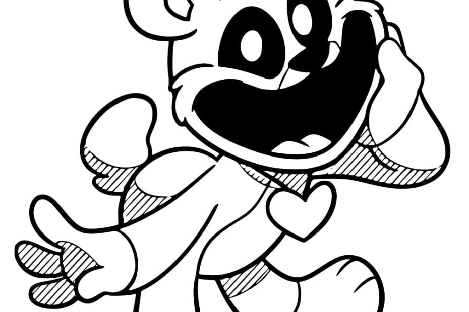 Smiling Critters Coloring Pages Coloring Nation