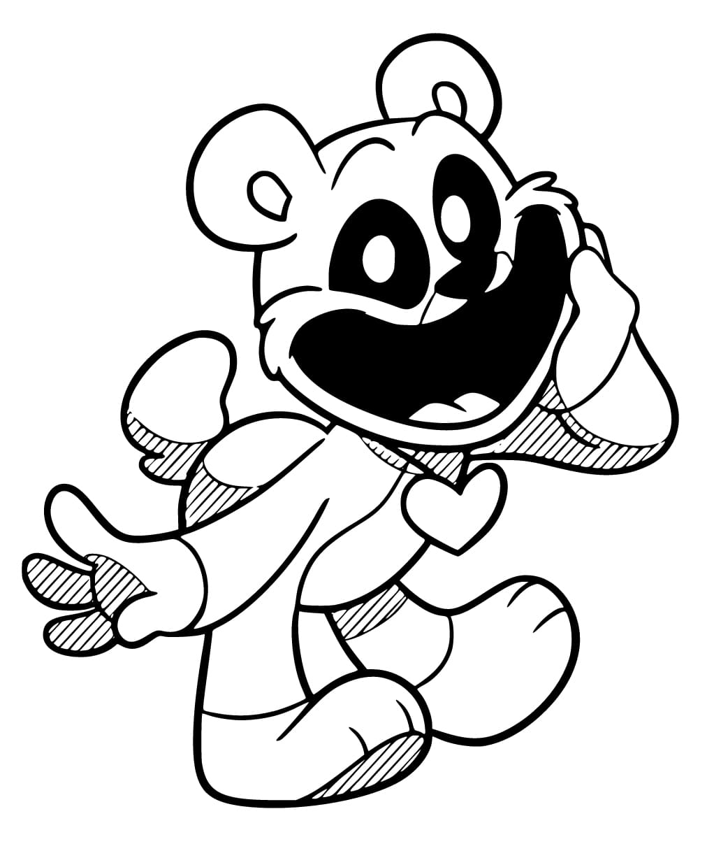 Smiling Critters Coloring Pages Coloring Nation