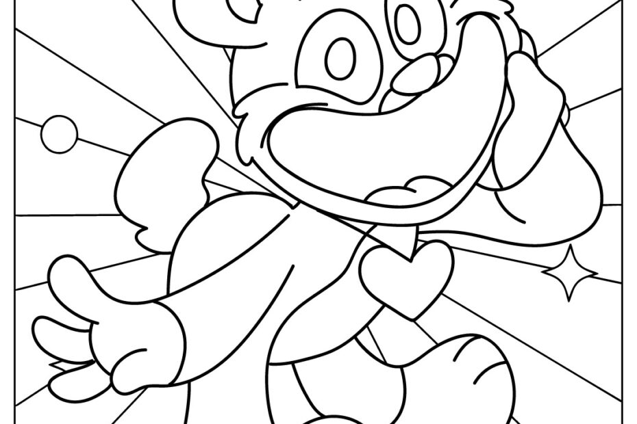 Smiling Critters Coloring Pages Coloring Nation