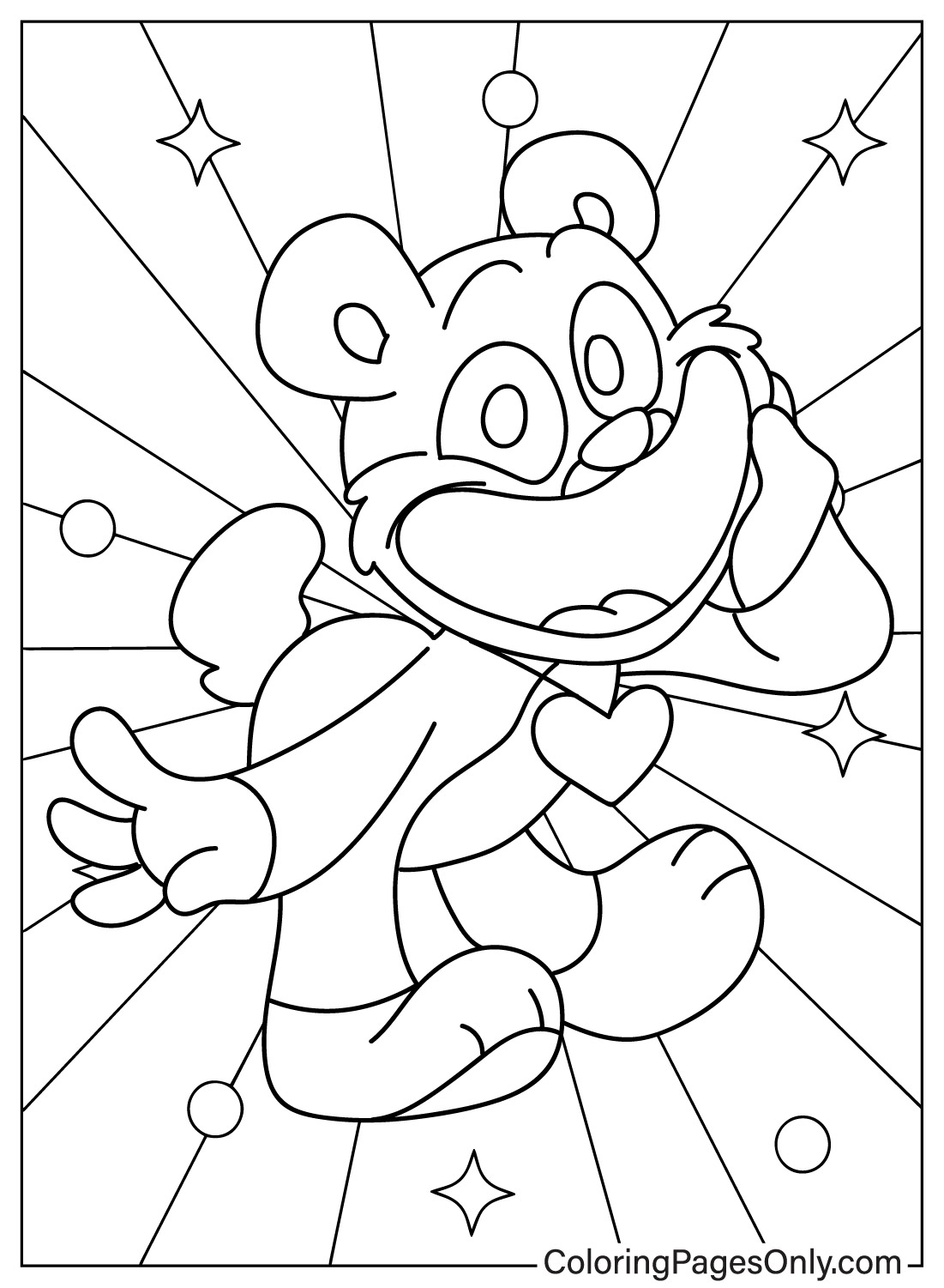 Smiling Critters Coloring Pages Coloring Nation Smiling Critters Coloring Pages Coloring Nation