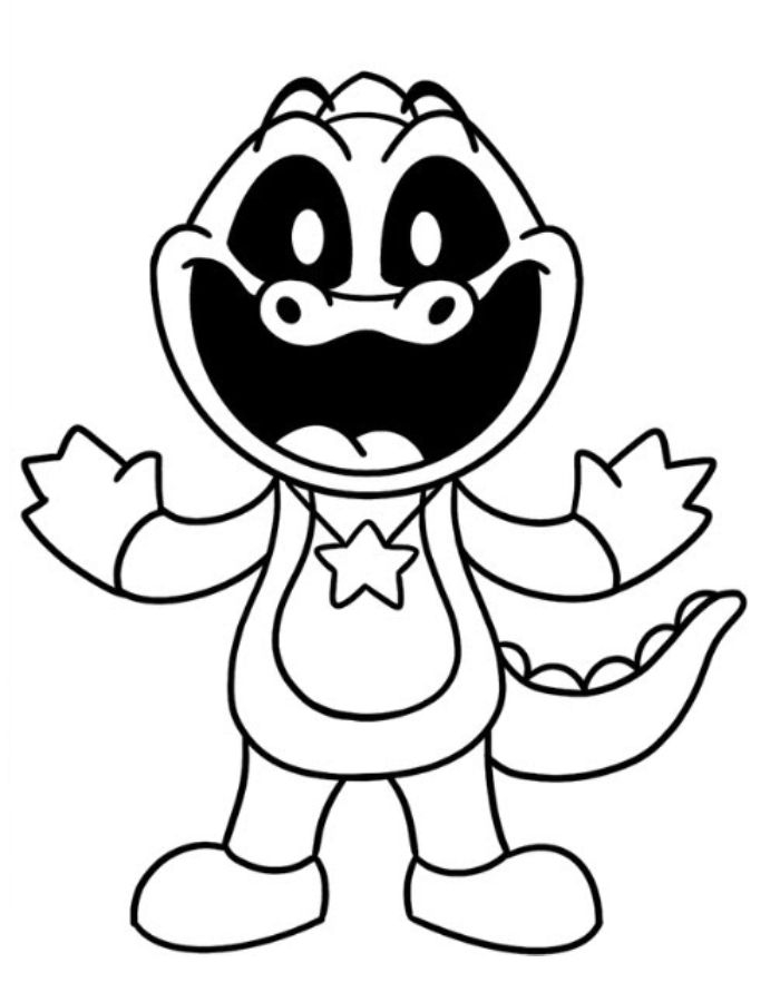 smiling critters free coloring pictures