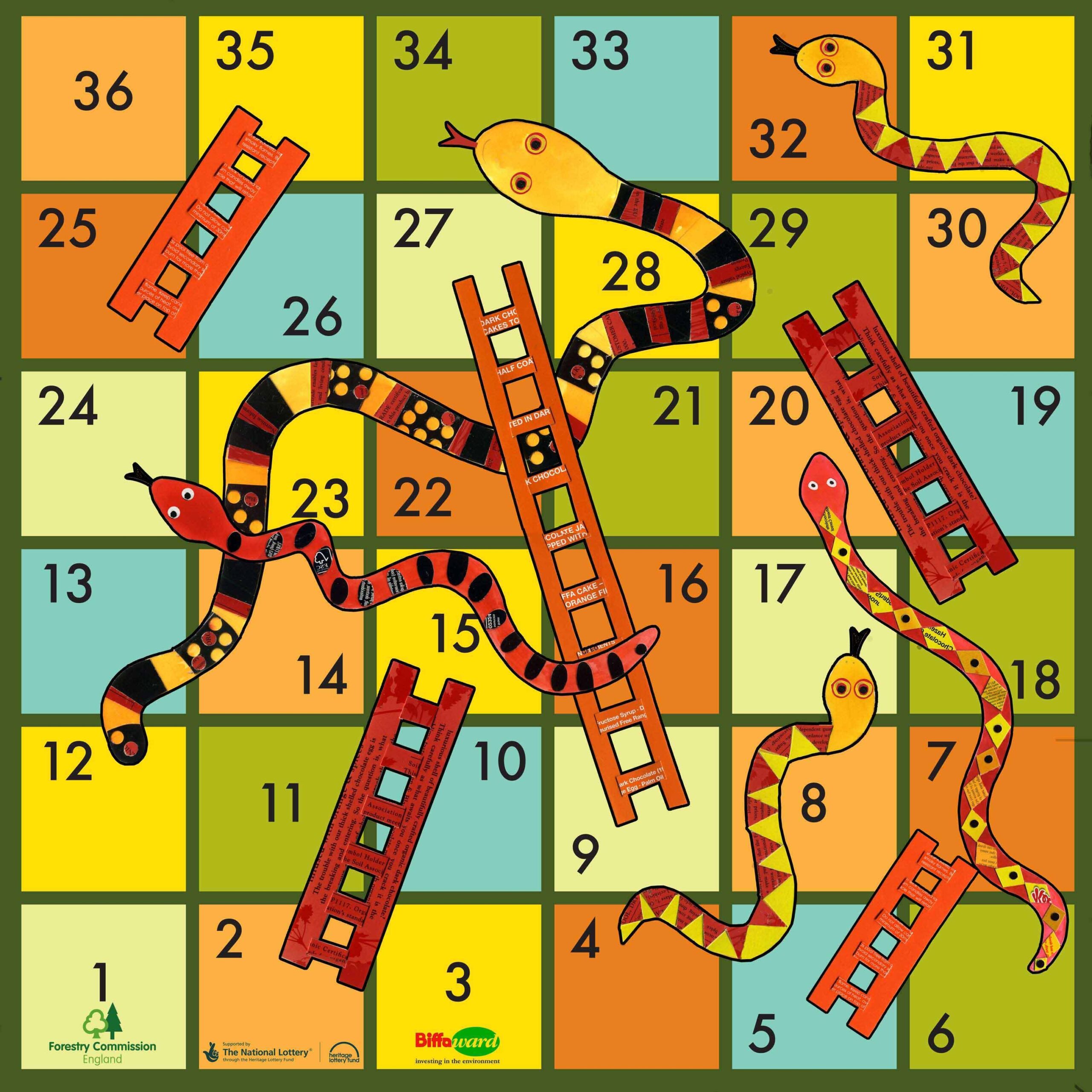 Snakes And Ladders Printable Printable Calendar