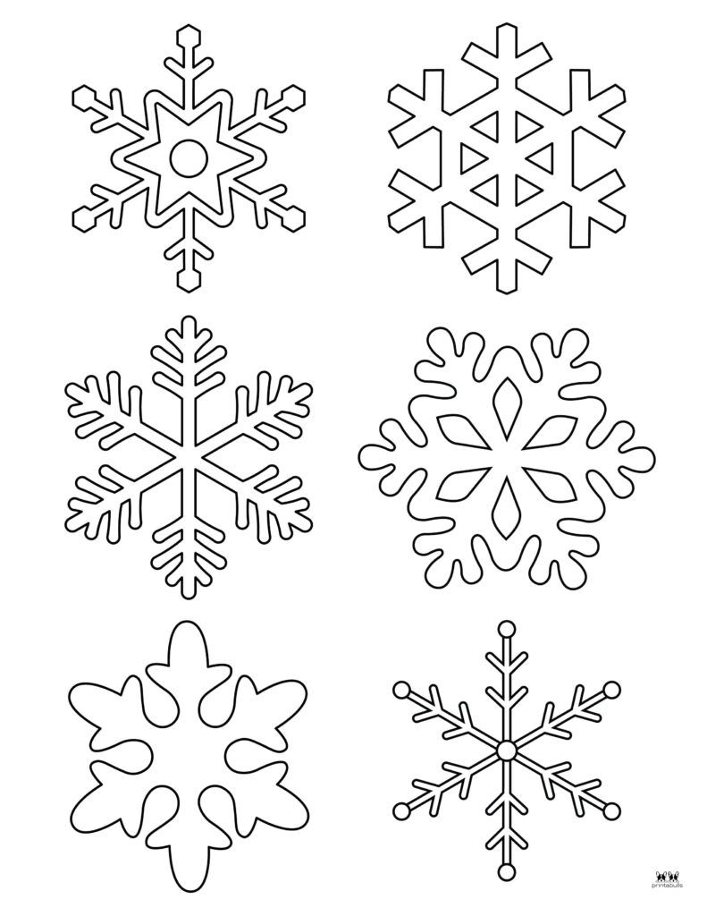 Snowflake Coloring Pages 25 FREE Printable Pages Printabulls In 