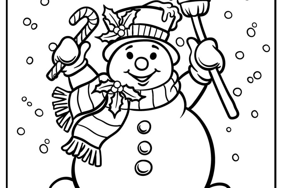 Snowman Coloring Pages