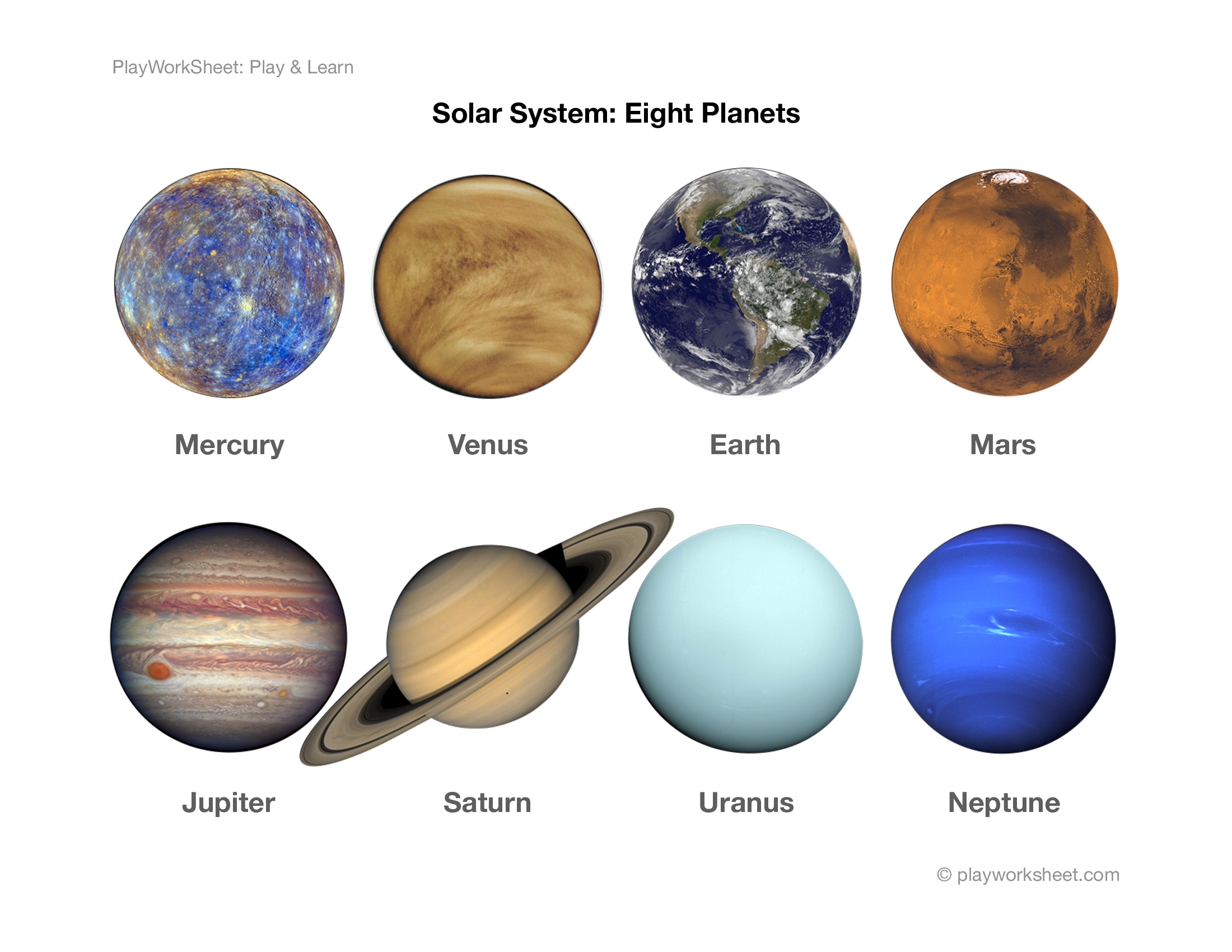 Solar System Pictures With Names And Planets Pdf Infoupdate