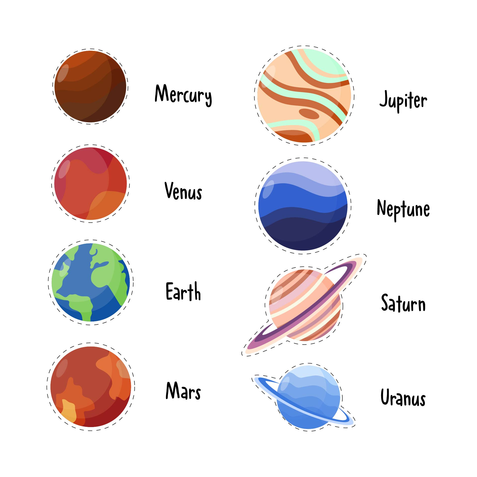 free printable solar system printables