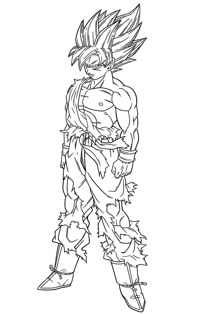Son Goku Printable Coloring Page Free Printable Coloring Pages For Kids Son Goku Printable Coloring Page Free Printable Coloring Pages For Kids