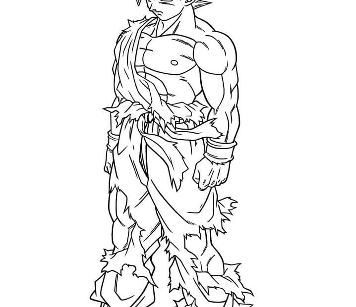 Son Goku Printable Coloring Page Free Printable Coloring Pages For Kids