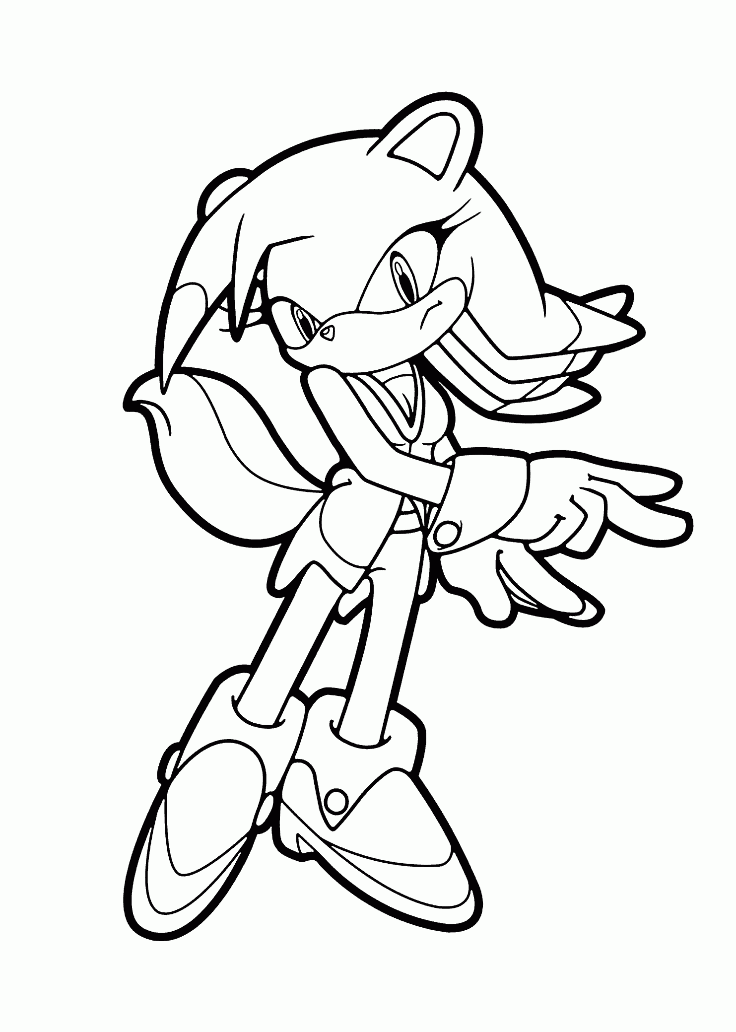 Sonic 39 s Girlfriend Amy Rose Sonic Coloring Pages
