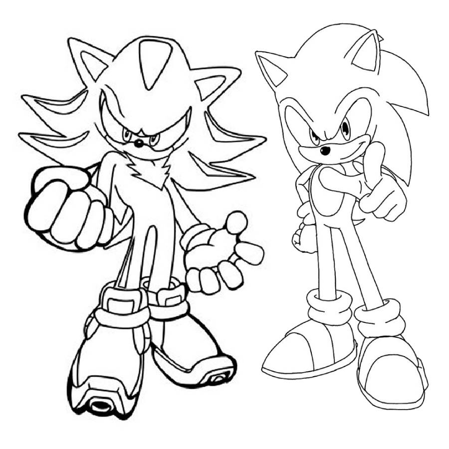 Sonic Coloring Pages Free Printable PDF Sheets 