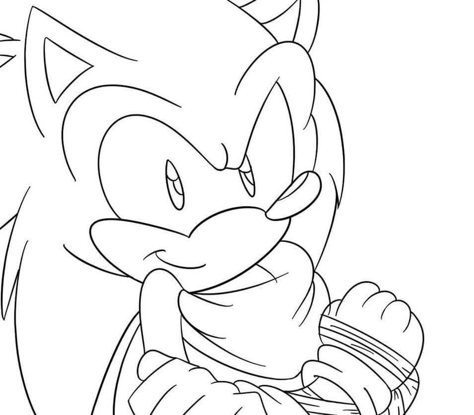 Sonic character coloring pages printable