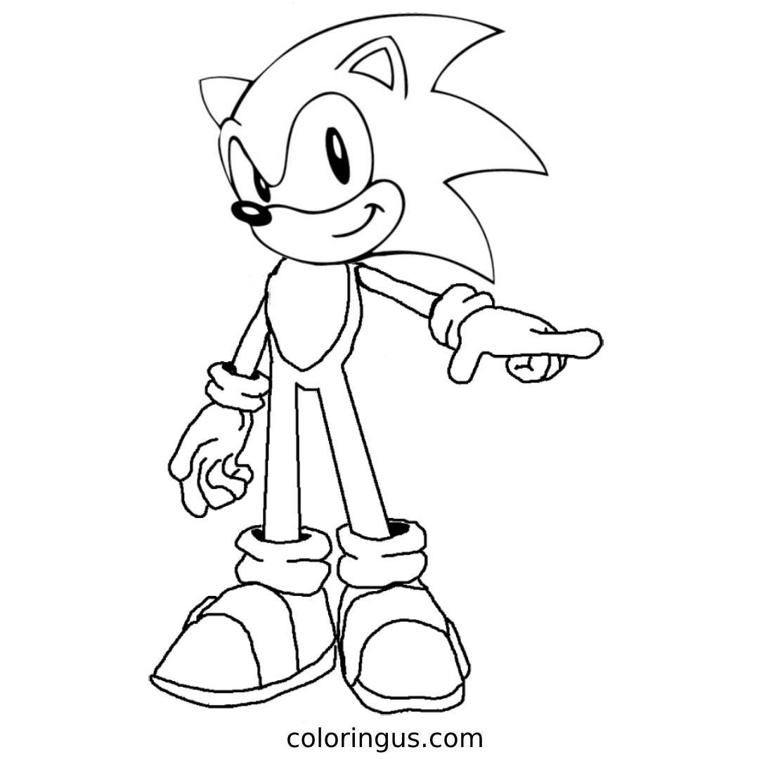 Sonic Colouring Pages Free Printable Pdf Printable Free Templates