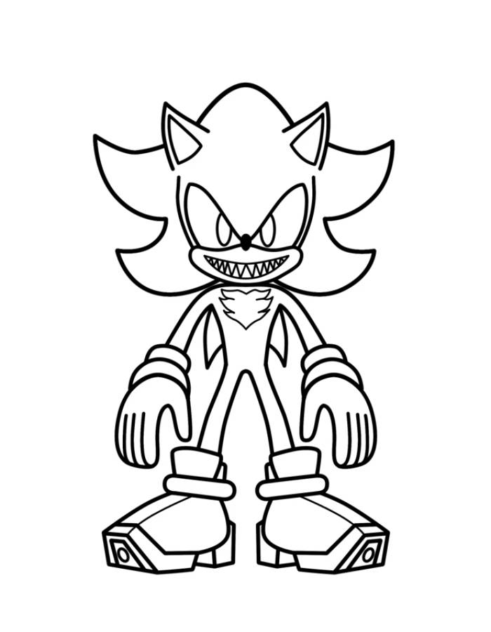 sonic.exe coloring pages