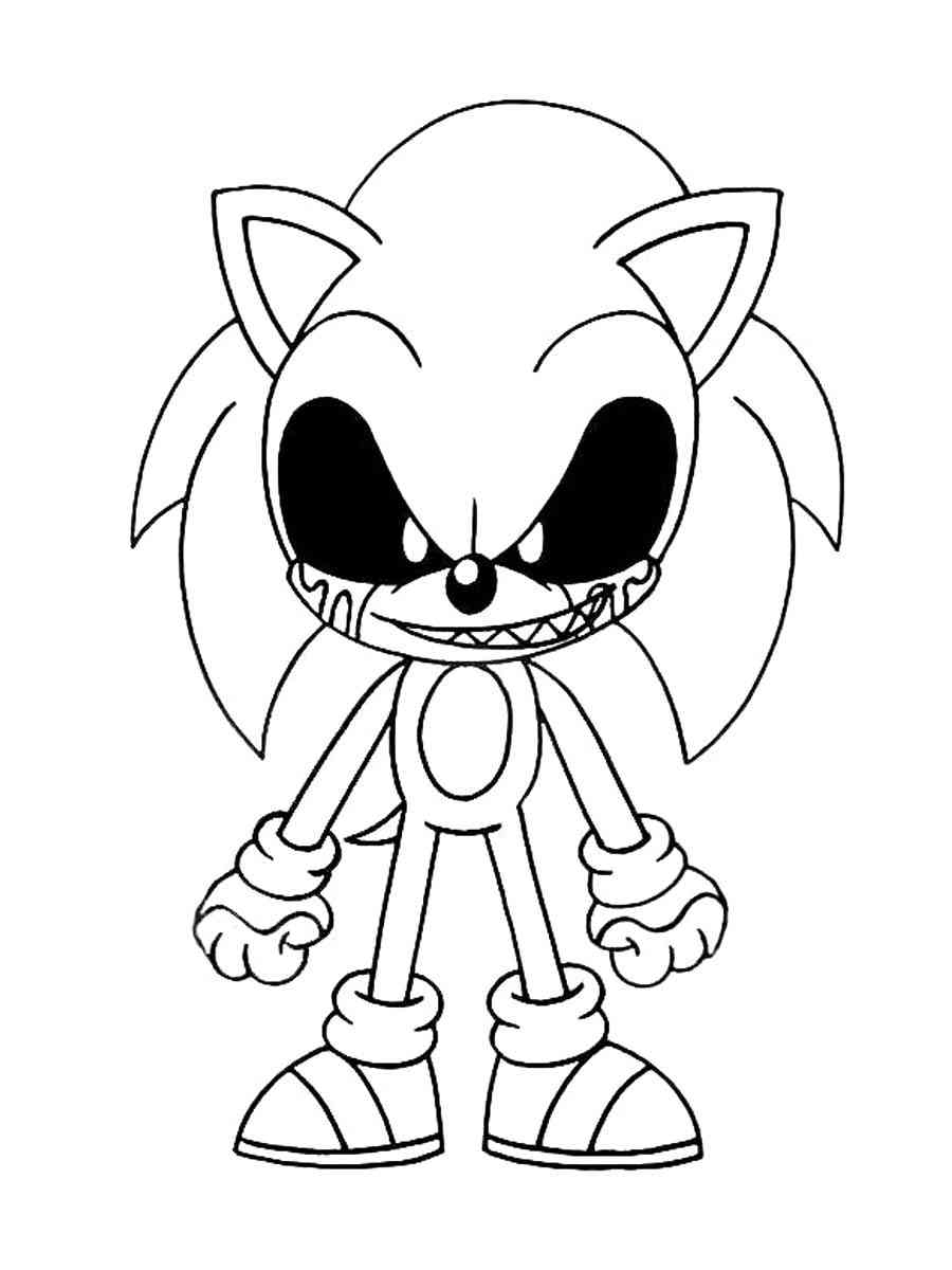 Sonic coloring in pictures