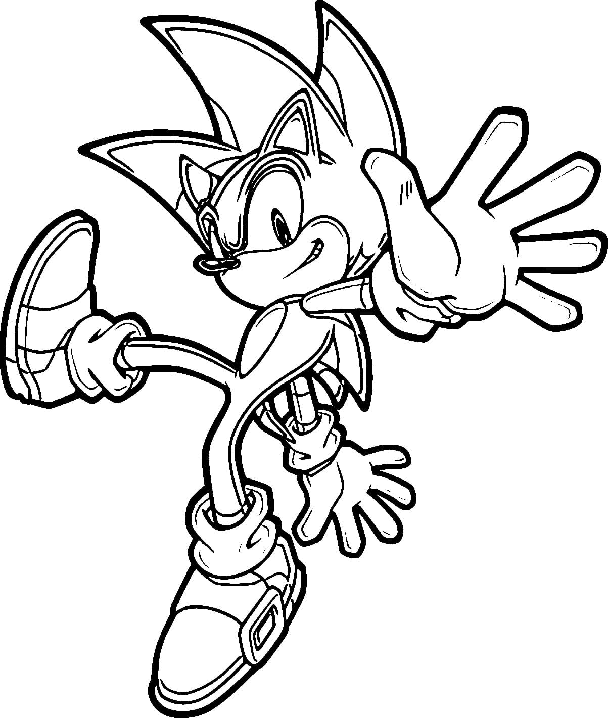 printable Sonic 3 coloring pages