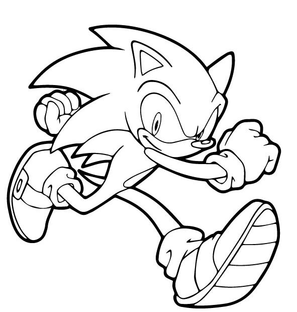 Sonic The Hedgehog Coloring Pages Coloring Book