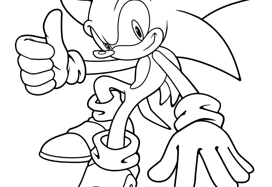 Sonic The Hedgehog Coloring Pages Print And Color