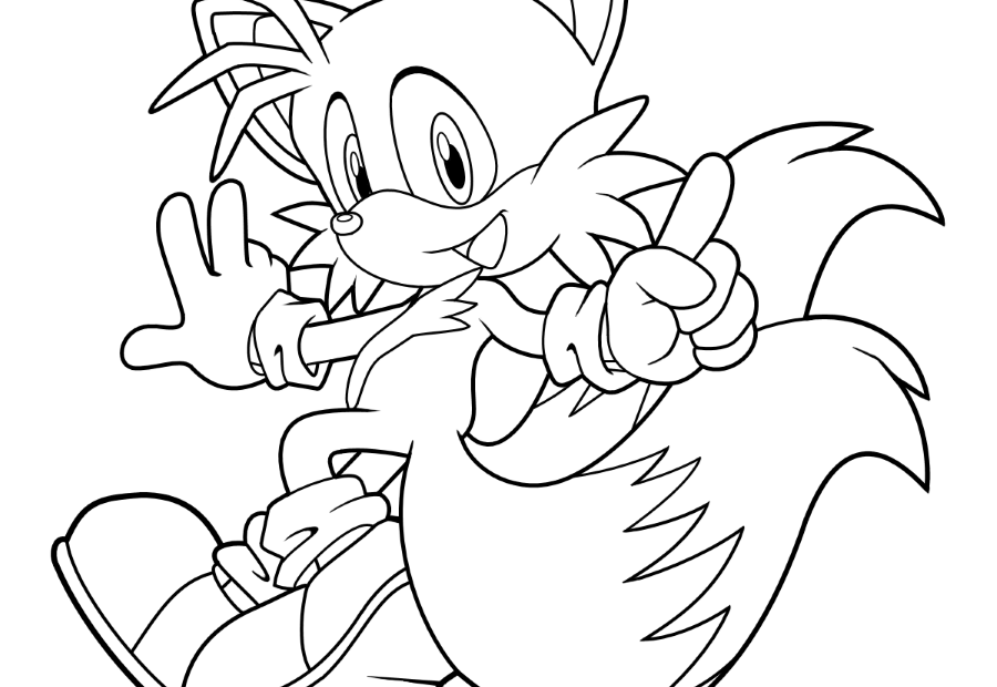 Sonic The Hedgehog Coloring Pages Print And Color