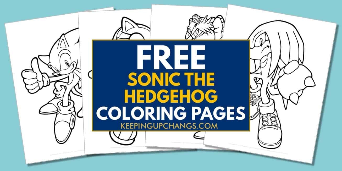 Sonic The Hedgehog Pictures To Color Printable Pdf Infoupdate
