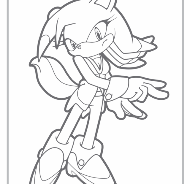 Sonic The Hedgehog Running Coloring Pages Coloring Home