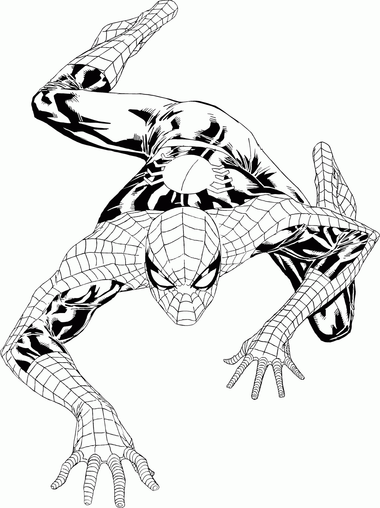 Spider Man Coloring Pages Pdf Free Printable Templates