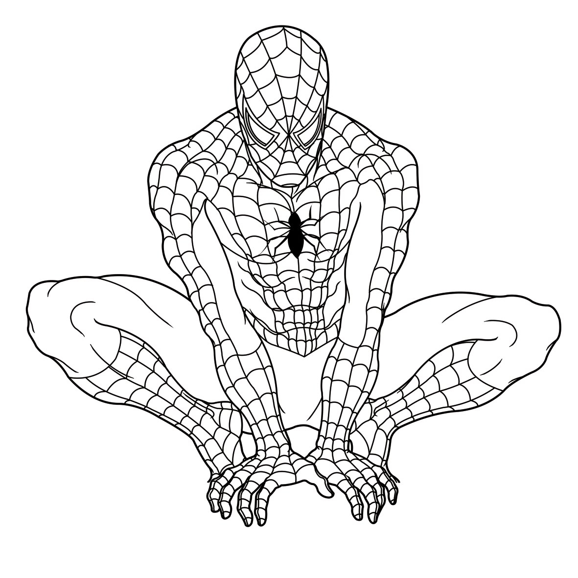 Spider Man Coloring Sheets Free 72 Spiderman Pictures To Print And Color