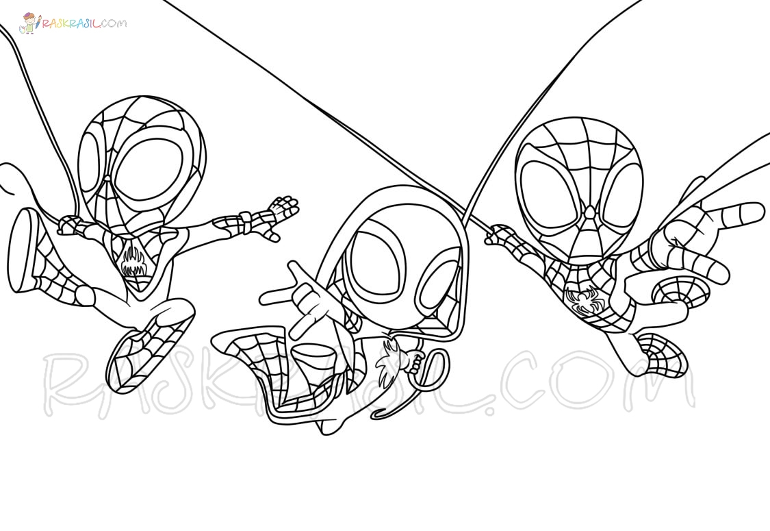 Spidey And His Amazing Friends Coloring Pages Coloring Home