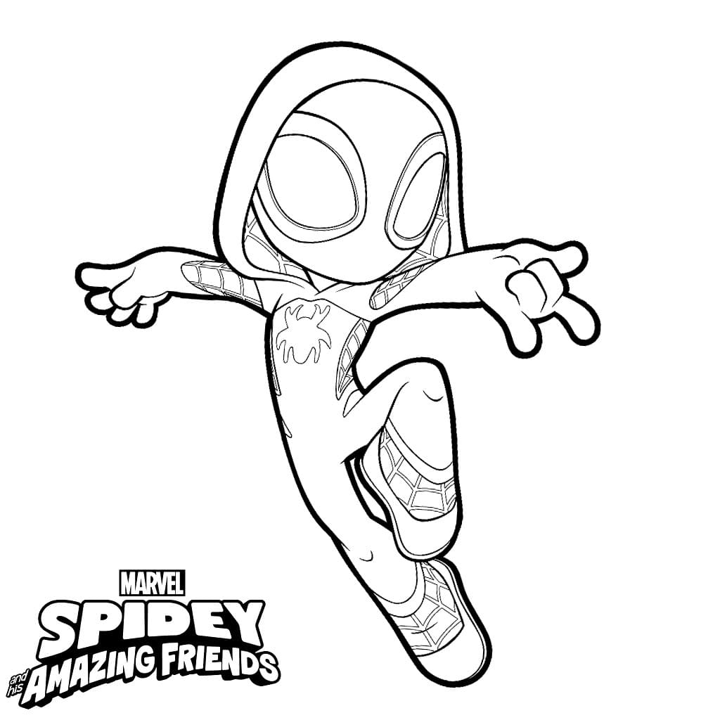spider-man amazing friends coloring pages