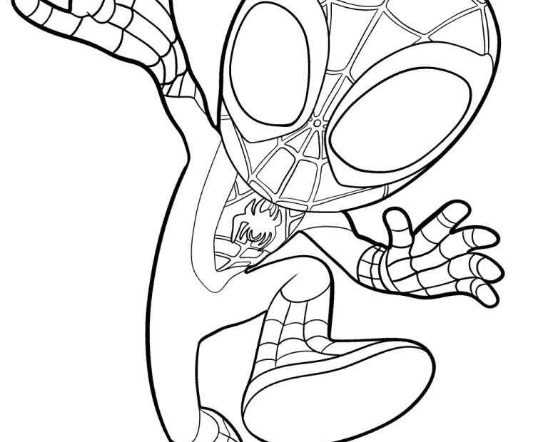 Spidey Coloring Pages
