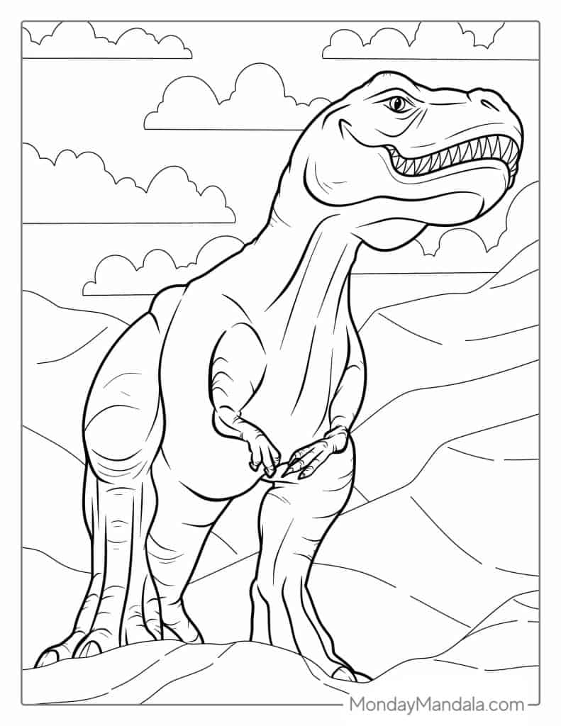 Spinosaurus Vs T Rex Coloring Pages Infoupdate