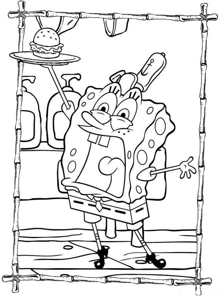 SpongeBob Coloring Pages Free Coloring Pages Cartoon Coloring Pages 