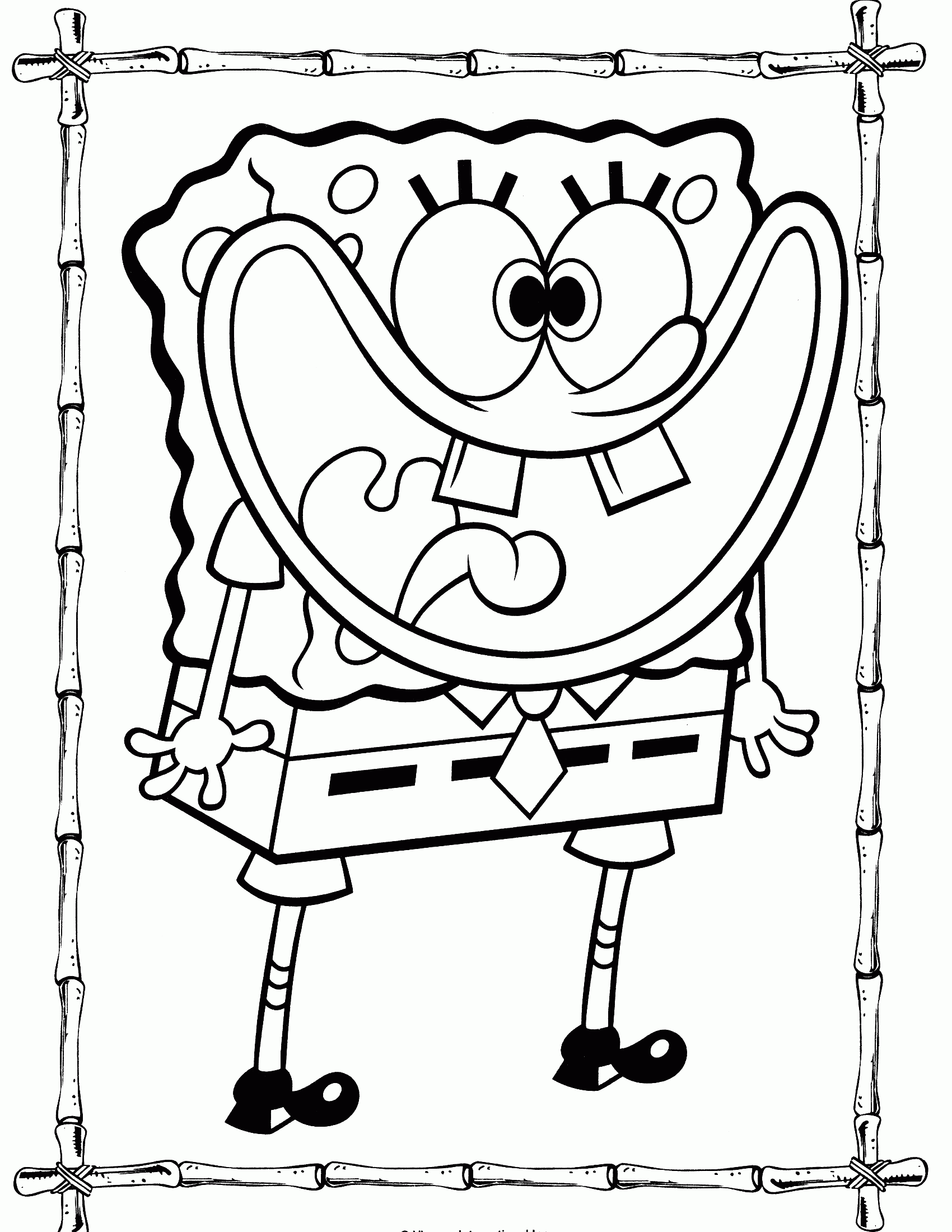 spongebob coloring pages for adults
