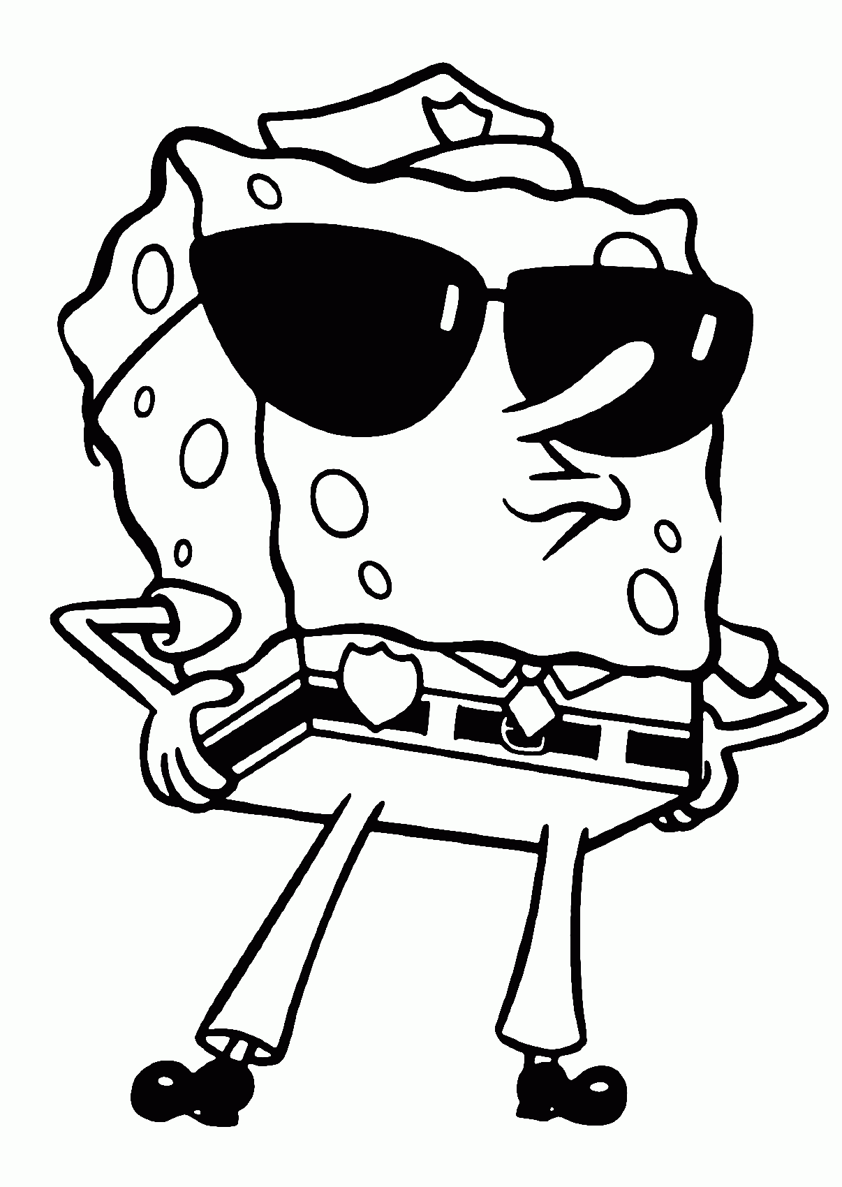 Spongebob Printable Coloring Page Free Printable Templates