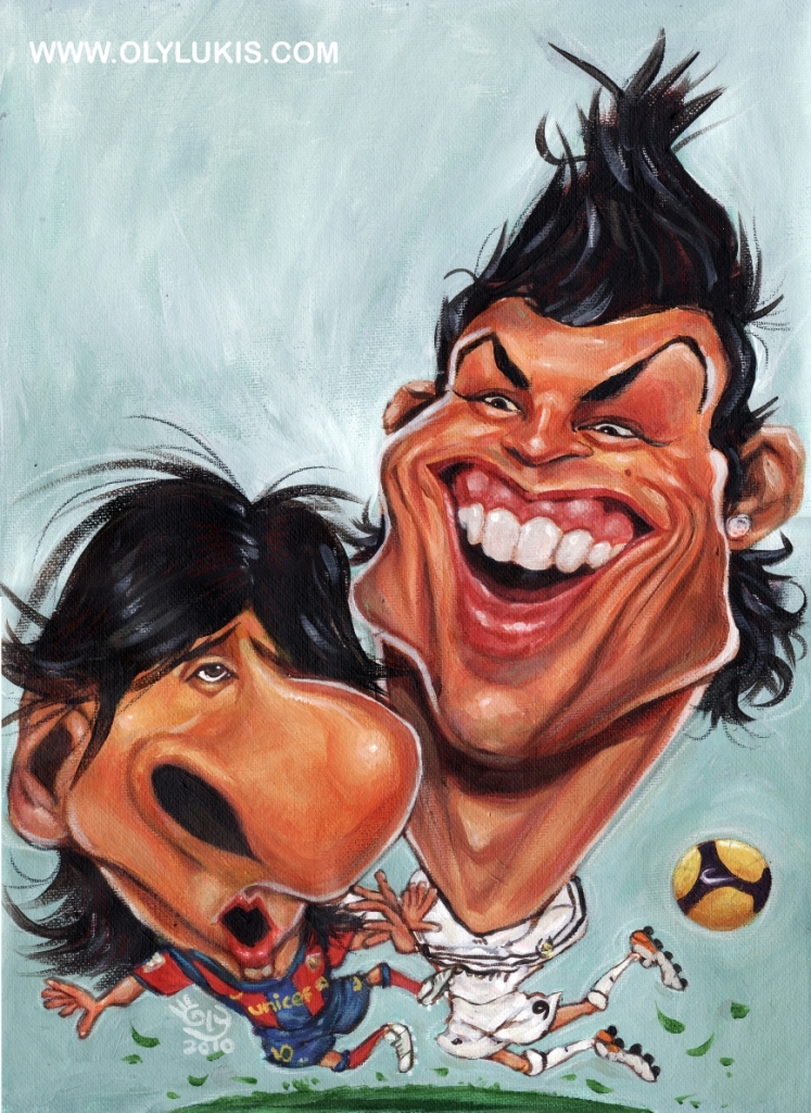 Messi vs Ronaldo picture drawing Messi vs Ronaldo picture drawing