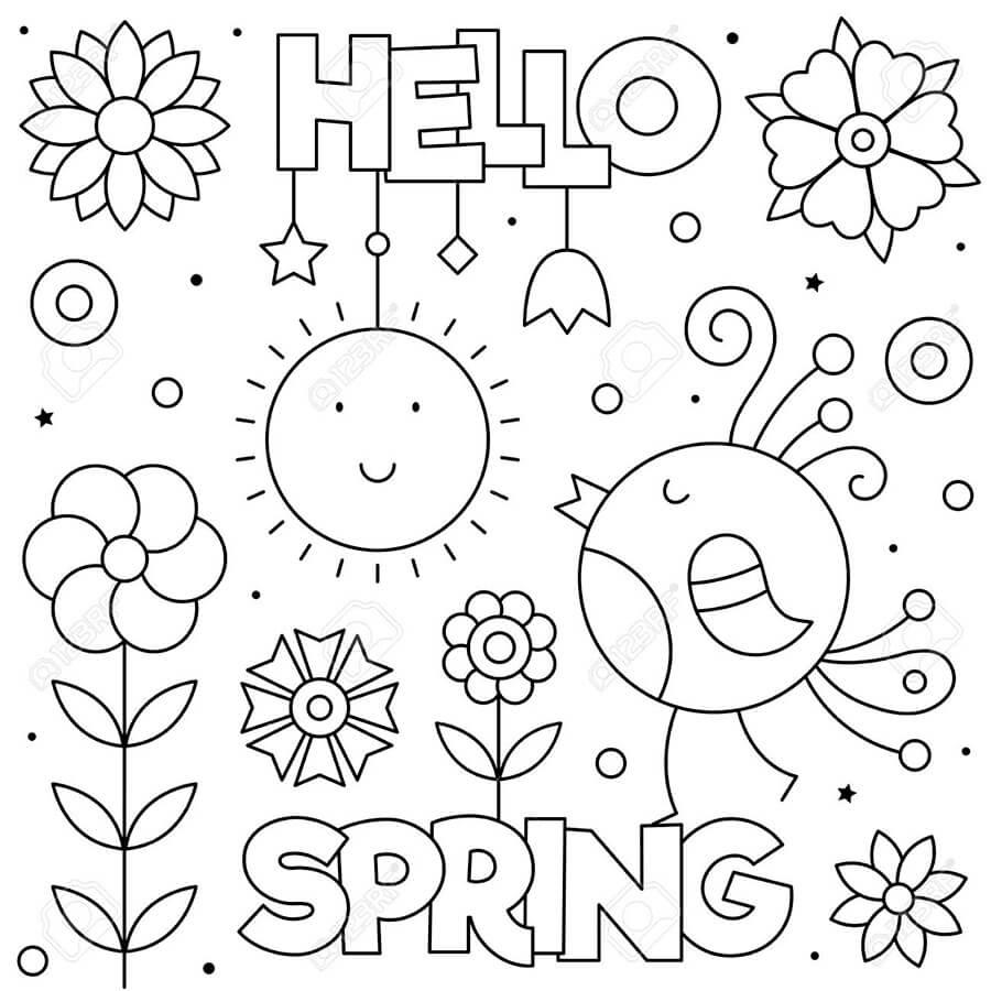 Spring Mandala Coloring Page Free Printable Coloring Pages For Kids