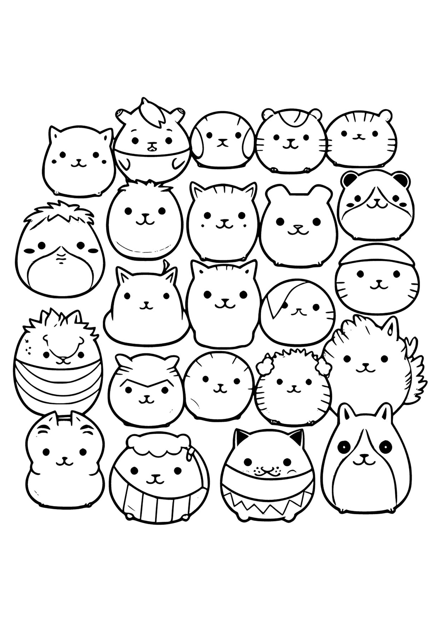Squishmallow Characters Squishmallow Coloring Pages Squishmallow Characters Squishmallow Coloring Pages