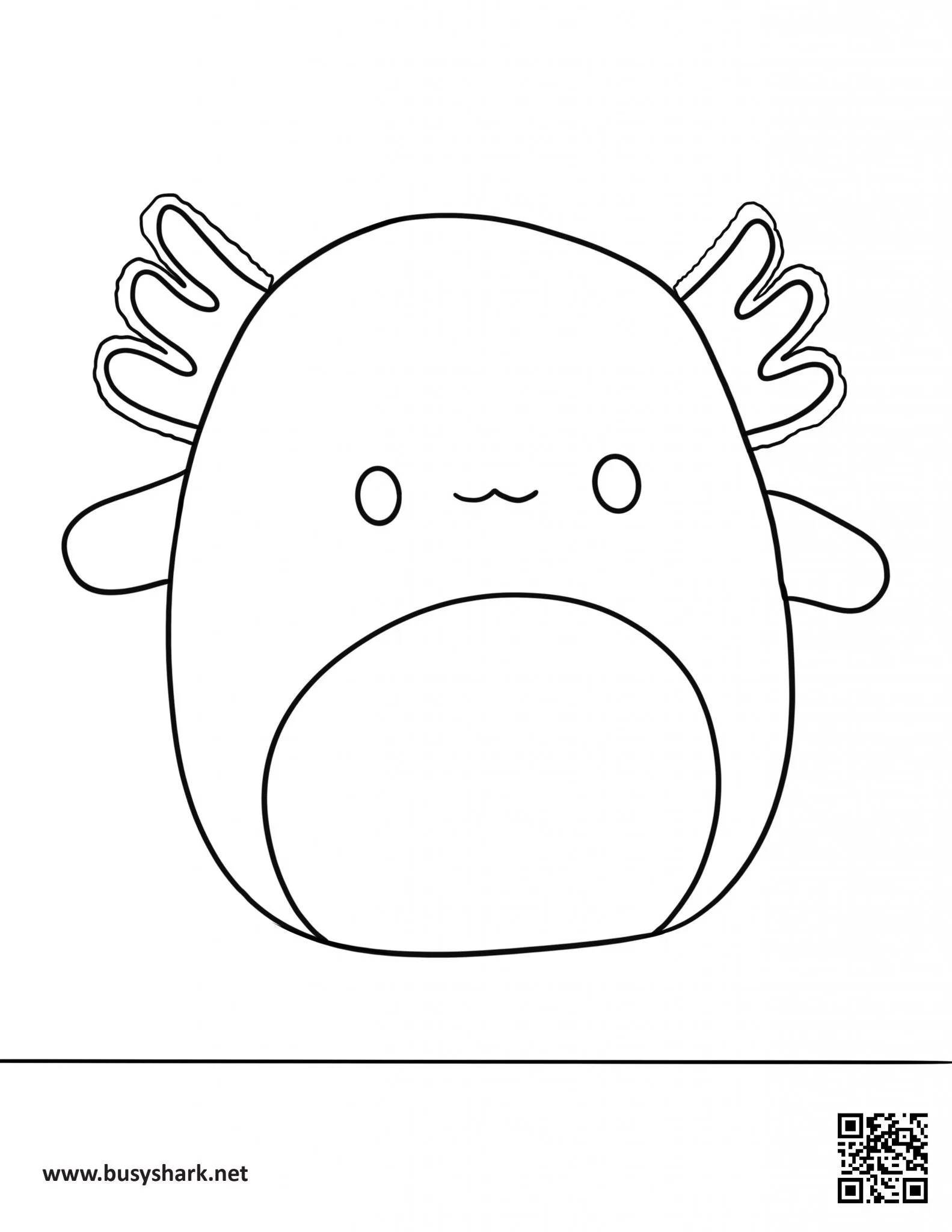 squishmellow colouring pages free