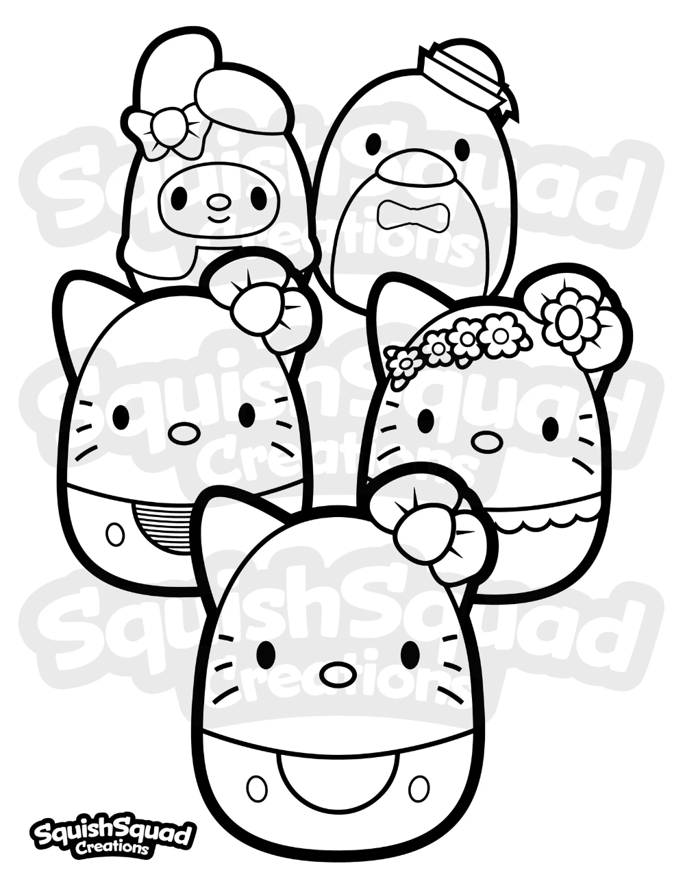 Squishmallow Kitty Coloring Page Printable Squishmallow Etsy Hello Squishmallow Kitty Coloring Page Printable Squishmallow Etsy Hello