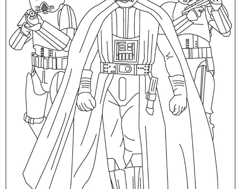 Star Wars Colouring Printables