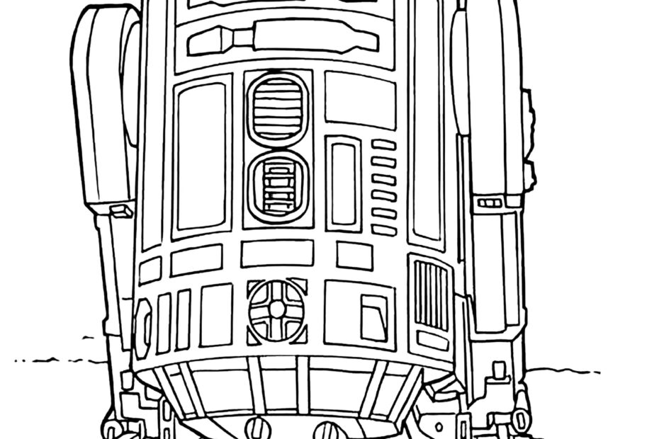Star Wars R2D 2 Star Wars Coloring Pages