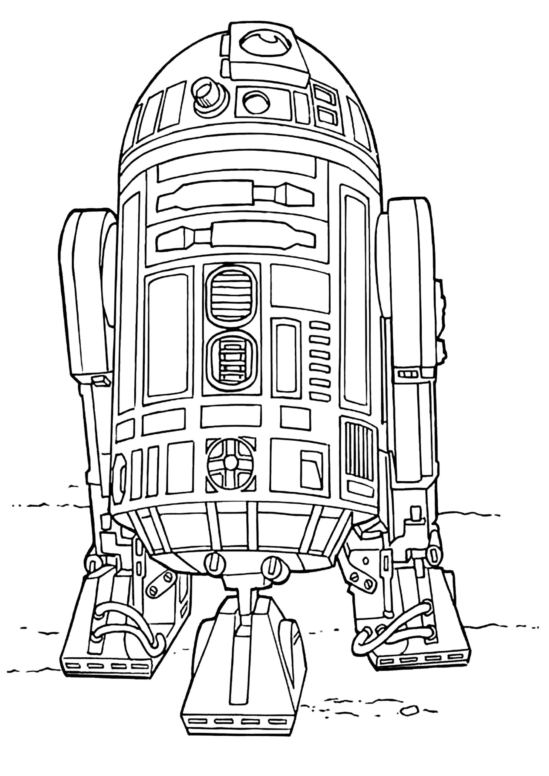 Star Wars R2D 2 Star Wars Coloring Pages