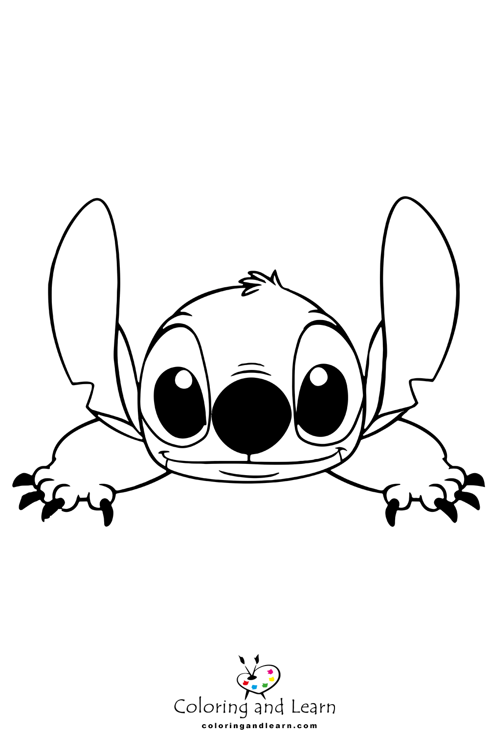 stitch coloring sheet printable